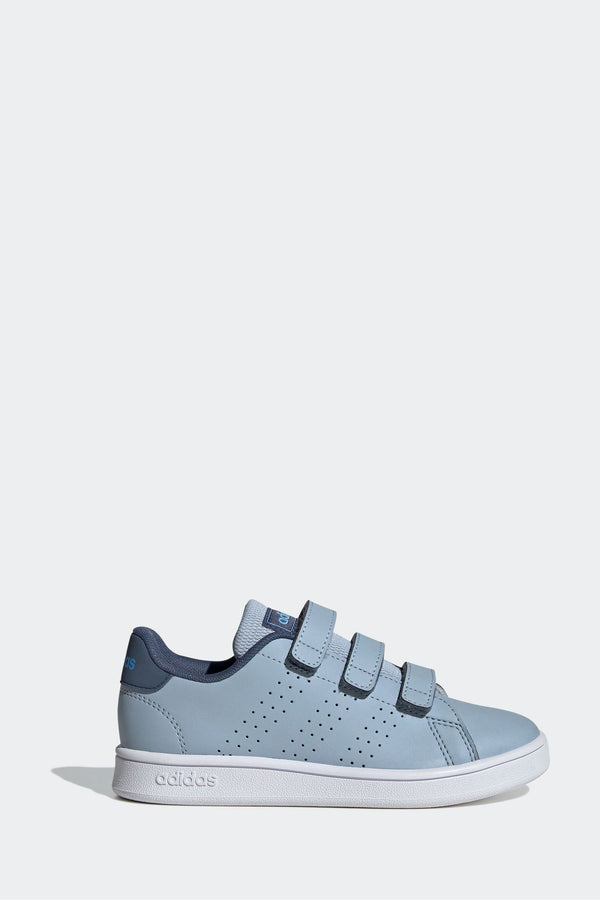 Blue adidas Sportswear Advantage Court Lifestyle Hook And Loop Trainers