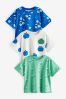 Blue Apple Short Sleeve T-Shirts 3 Pack (3mths-7yrs)