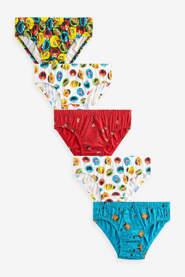 Sesame Street Briefs 5 Pack (1.5-10yrs)