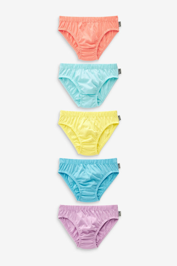 Pastel Briefs 5 Pack (1.5-16yrs)