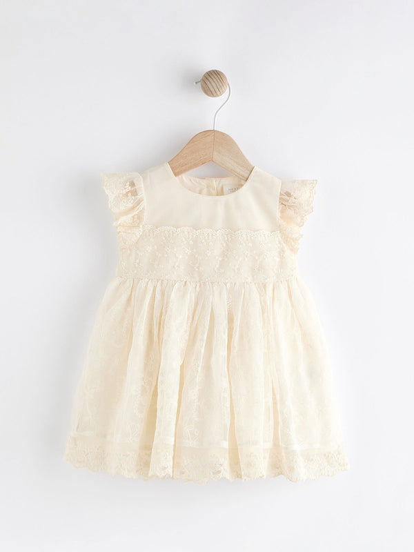 Ivory Occasion Baby Dress (0mths-2yrs)