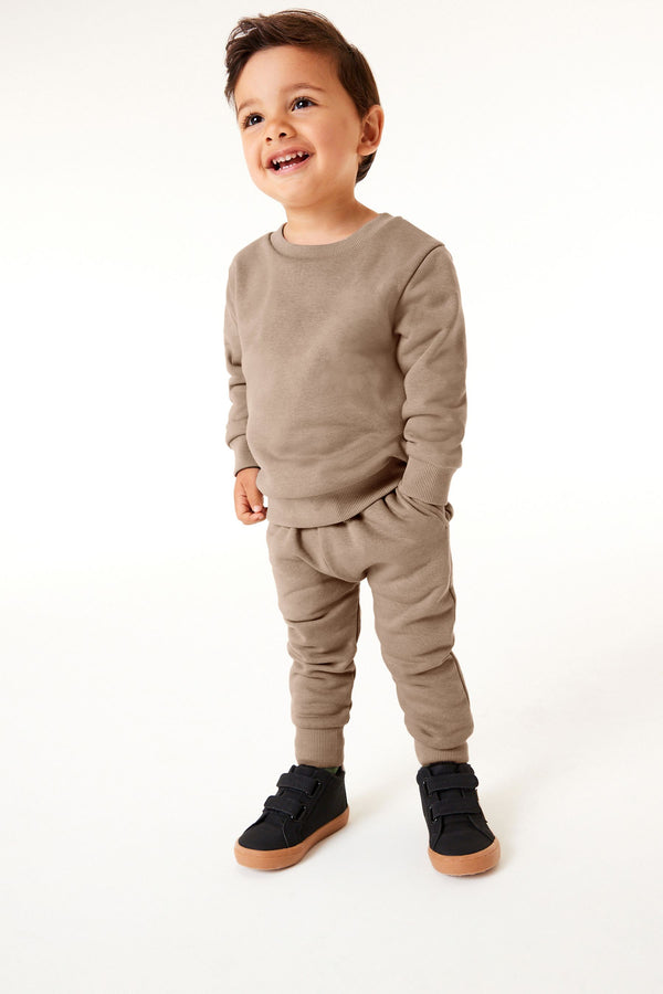 Stone Plain Jersey Sweatshirt and Joggers Set (3mths-7yrs)