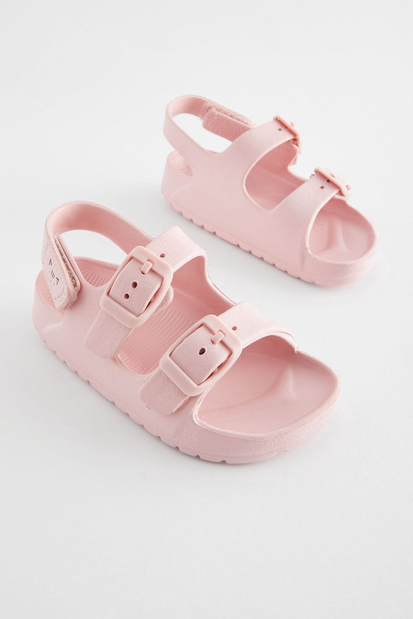 Pink Two Strap Sandals