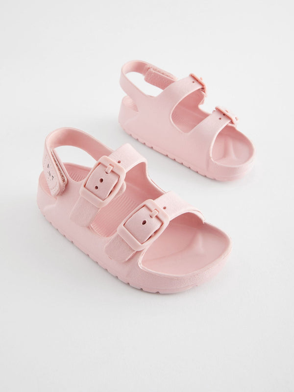 Pink Two Strap Sandals