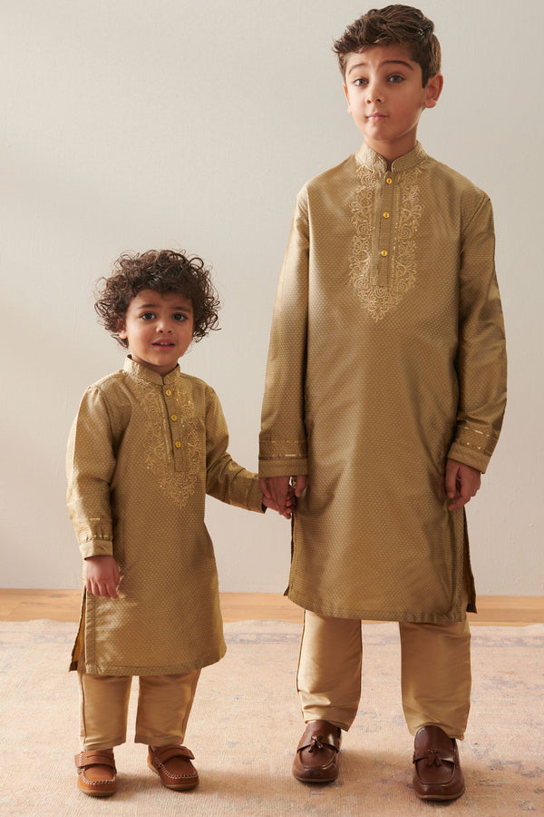 Gold Kurta (3mths-16yrs)