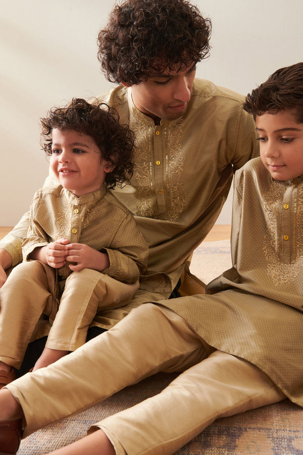 Gold Boys Kurta (3mths-16yrs)