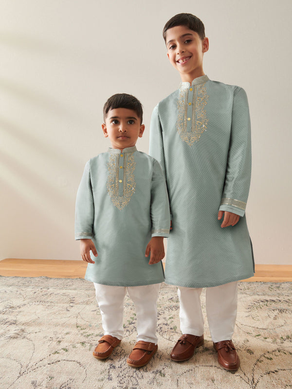 Turqouise Blue EID Kurta (3mths-16yrs)