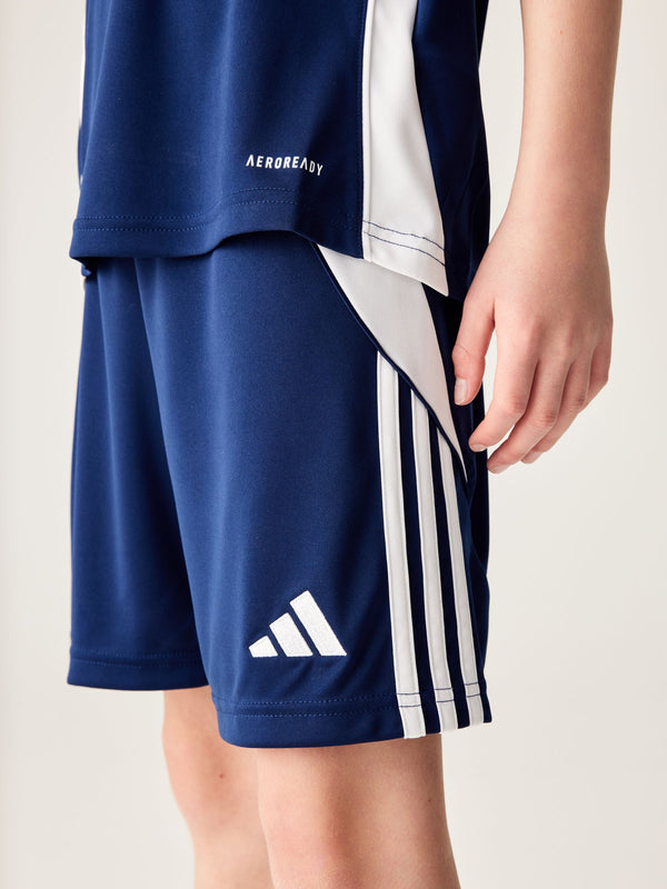 adidas Navy Tiro 24 Kids Shorts