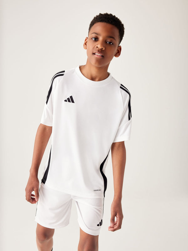 adidas White Tiro 24 Kids Jersey