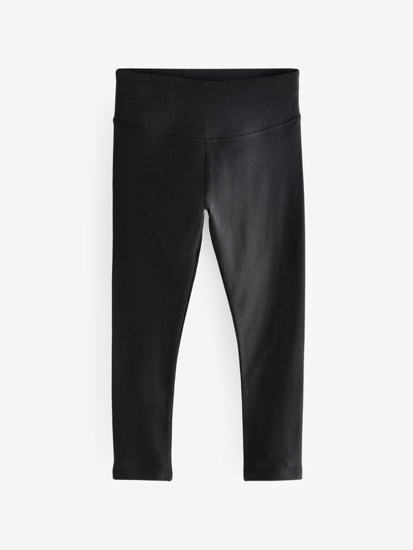 Black High Waist Leggings (3-16yrs)