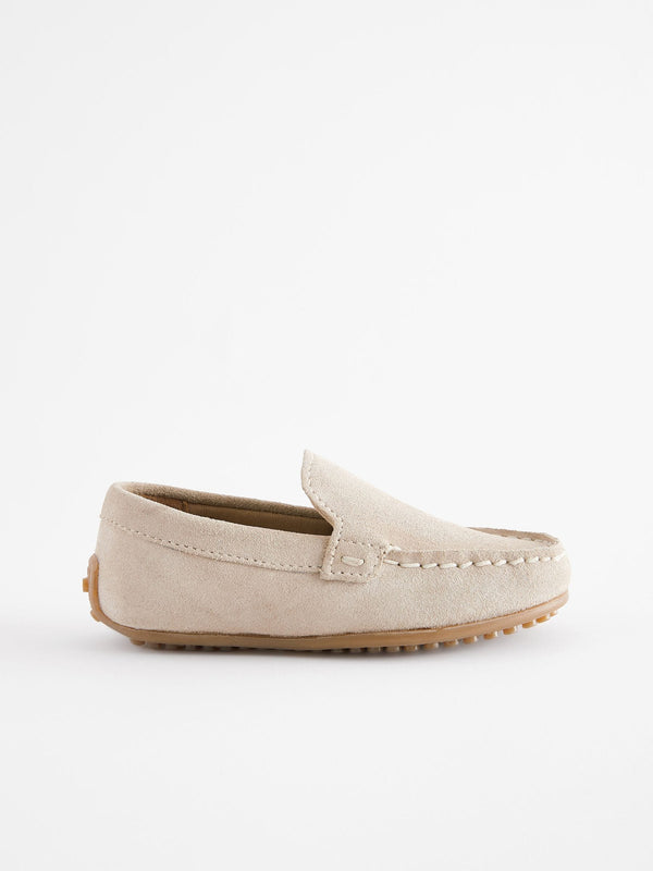 Natural Stone Standard Fit (F) Suede Slip-Ons Loafers Shoes