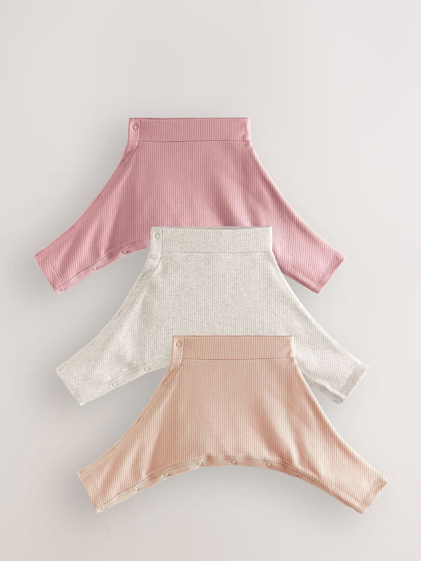 Pink/Grey Baby 100% Cotton Hip Dysplasia Leggings 3 Pack (0-3yrs)