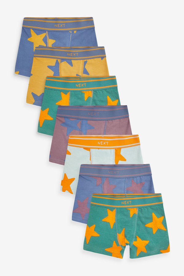 Multi Stars Trunks 7 Pack (1.5-16yrs)