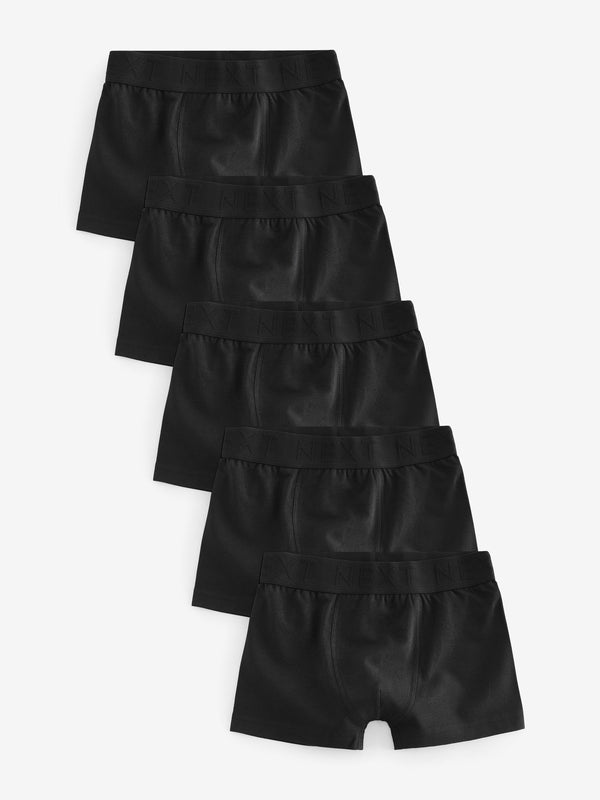 Black Trunks 5 Pack (2-16yrs)