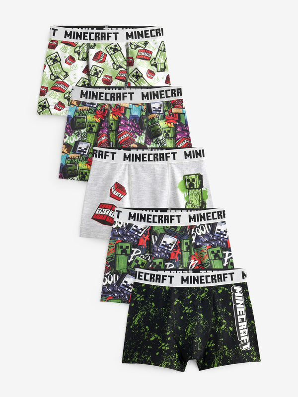 Minecraft Trunks 5 Pack (3-16yrs)