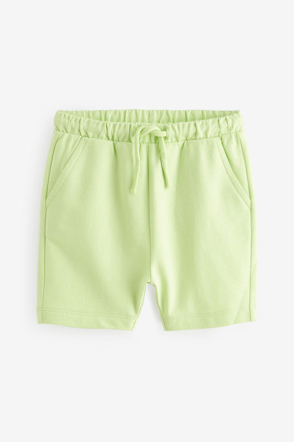 Green 100% Cotton Jersey Shorts (3mths-7yrs)