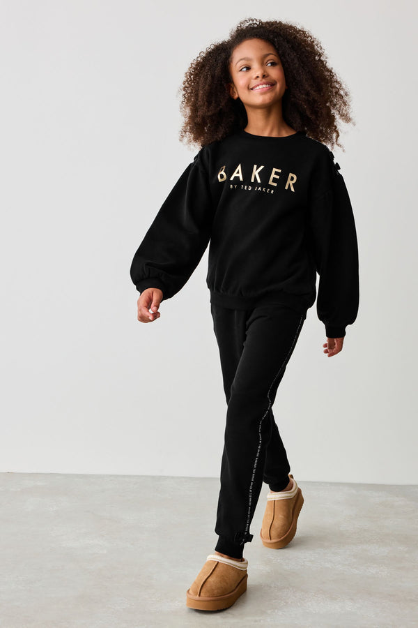 Baker by Ted Baker 100% Cotton Bow Sweater & Joggers Set