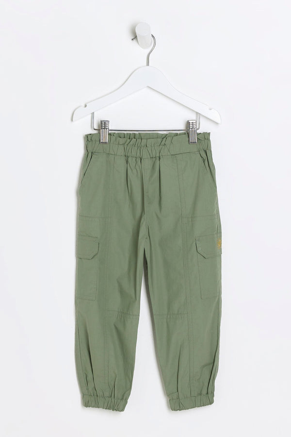 River Island Mini Girls Pull On Cargo Trousers