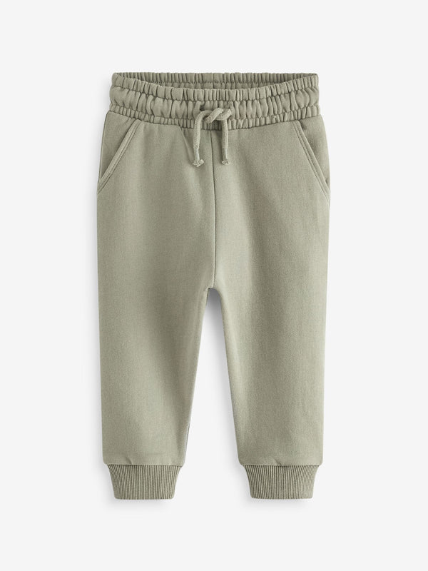 Khaki Green Soft Touch Jersey Joggers (3mths-7yrs)