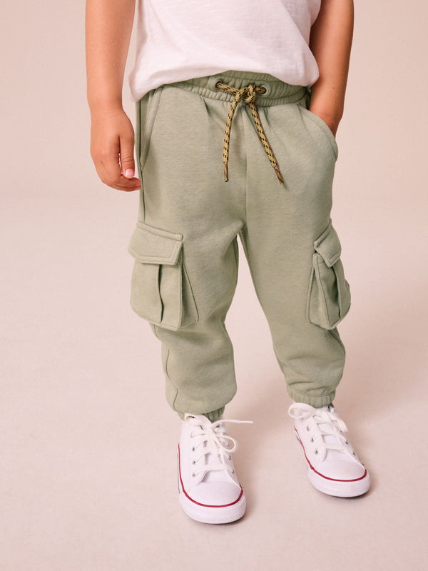 Sage Green Utility Multipocket Joggers (3mths-7yrs)