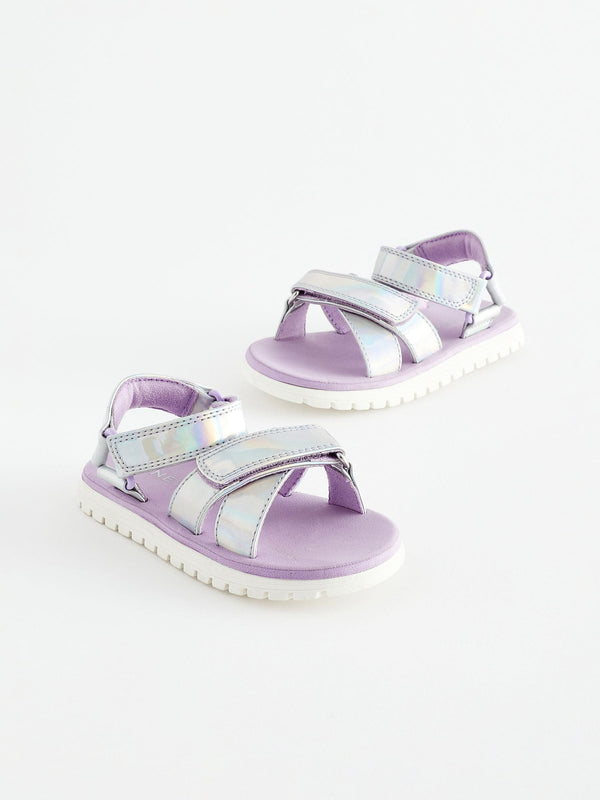 Silver Trekker Sandals