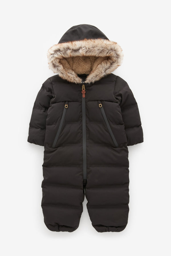 Black Waterproof Snowsuit (3mths-7yrs)