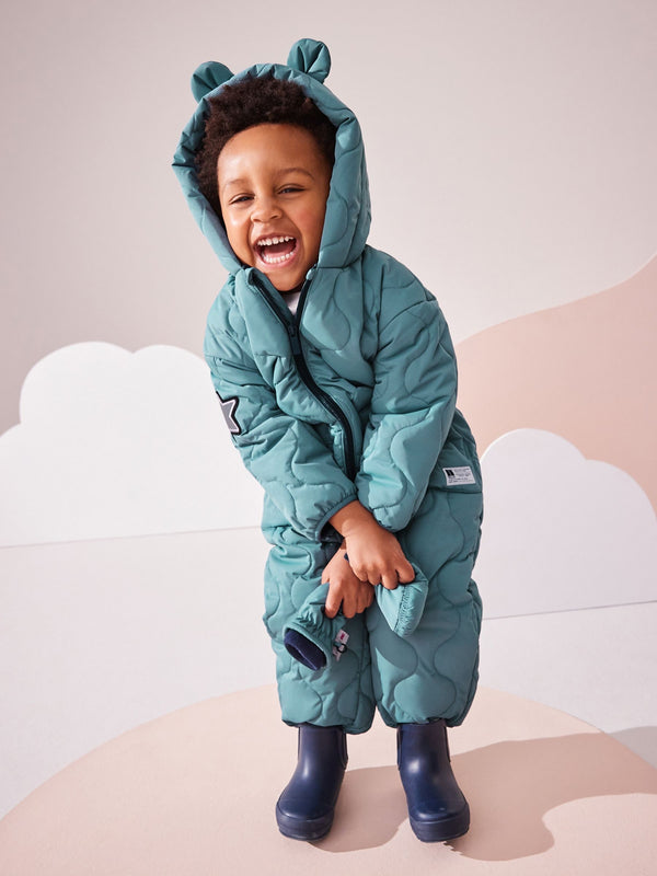 Light Blue Onion Quilt Snowsuit (3mths-7yrs)