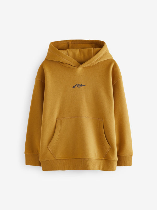 Ochre Yellow Sign Off Hoodie (3-16yrs)