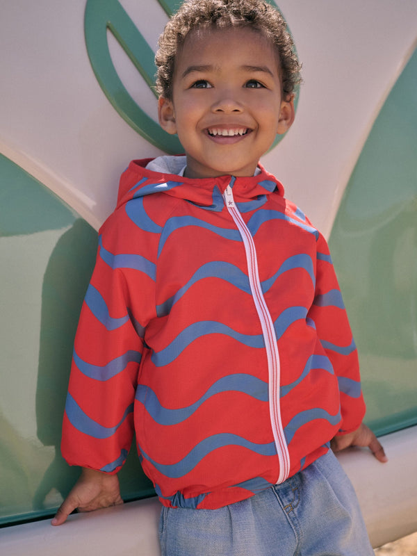 Red Shower Resistant Jacket (3mths-7yrs)