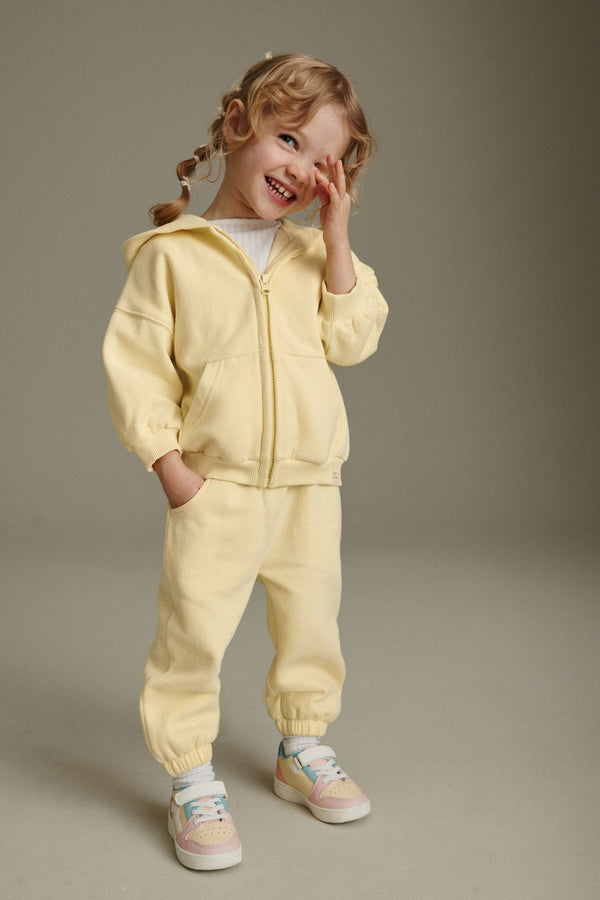 Yellow Zip Through Hoodie (3mths-7yrs)