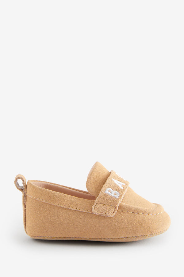 Tan Brown Baker by Ted Baker Baby Boys Padders Loafers