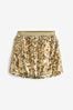 Gold A-Line Sequin Skirt (3-16yrs)