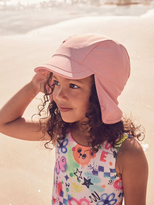 Pink Swim Legionnaire Hat (3mths-10yrs)