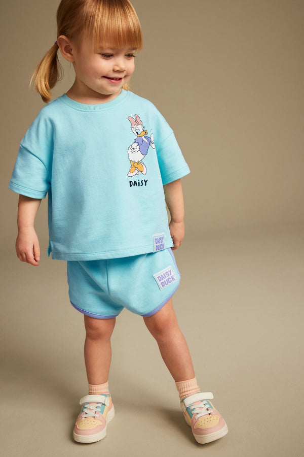 Blue Daisy Disney Shorts Set (3mths-7yrs)