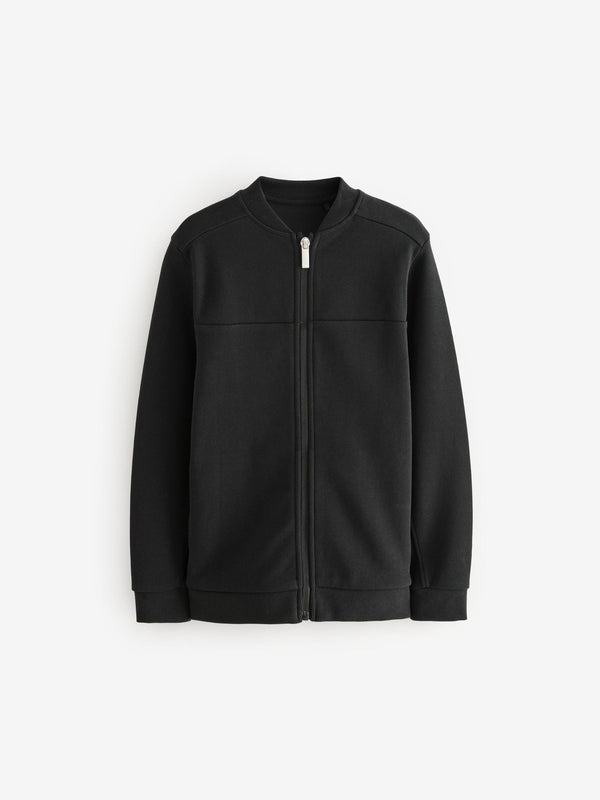 Black Smart Bomber Jacket (3-16yrs)