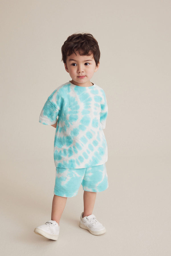 Blue Tie Dye T-Shirt And Shorts Set (3mths-7yrs)