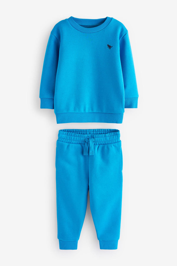 Blue Cobalt Jersey Sweatshirt And Joggers Set (3mths-7yrs)