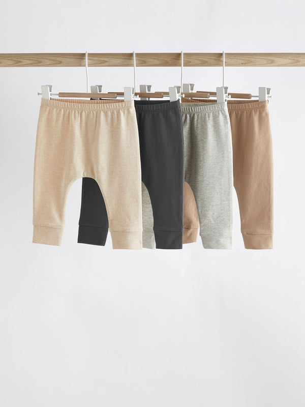 Neutral Baby Leggings 4 Pack (0mths-2yrs)