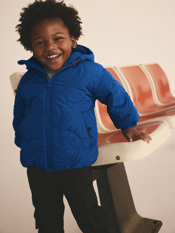 Blue Hooded Puffer Coat (3mths-7yrs)