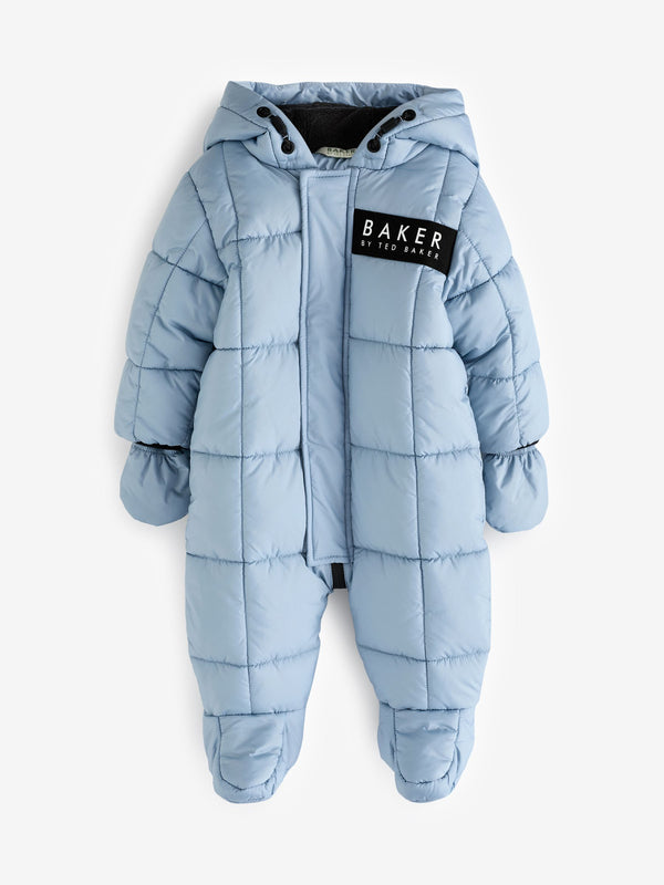 Baker by Ted Baker Light Blue Shower Resistant Snowsuit