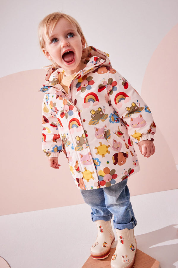 Multi Waterproof Colourblock Coat (3mths-7yrs)