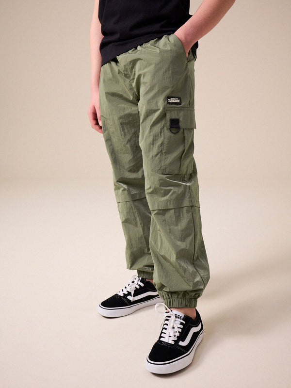 Sage Green Utility Cargo Trousers (3-16yrs)