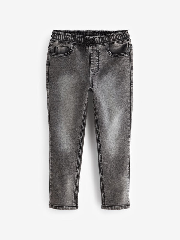 Grey Regular Fit Stretch Elasticated Waist Jeans (3-16yrs)