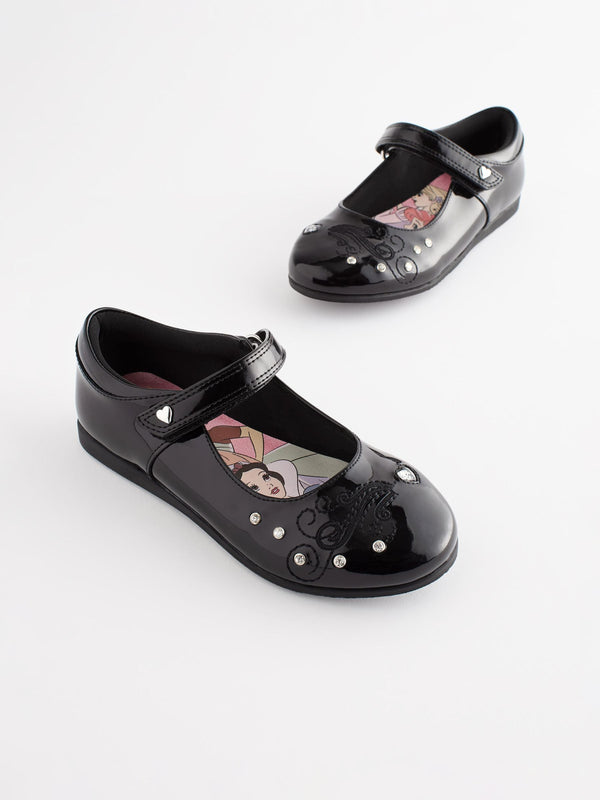 Black Patent Disney Princess Mary Jane School Shoes