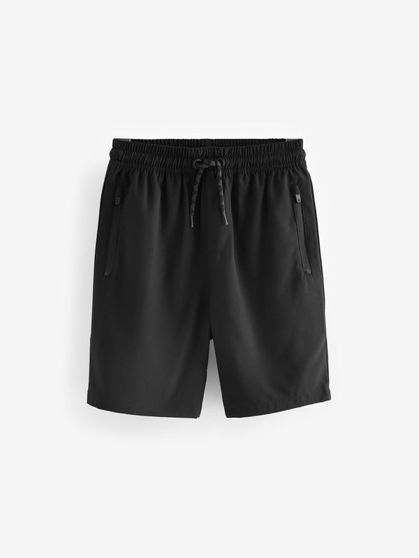 Black Sport Shorts (3-16yrs)