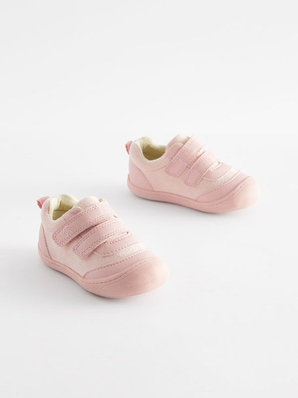 Pink Standard Fit (F) Crawler Trainers