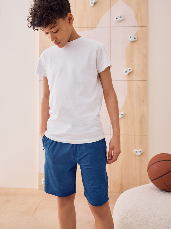 Navy Light Weight Sports Shorts (6-17yrs)