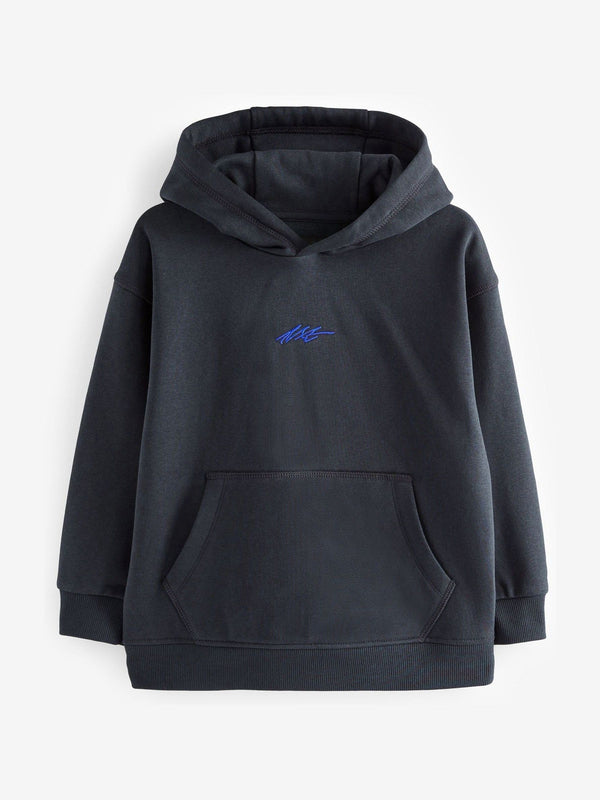 Navy Blue Sign Off Hoodie (3-16yrs)
