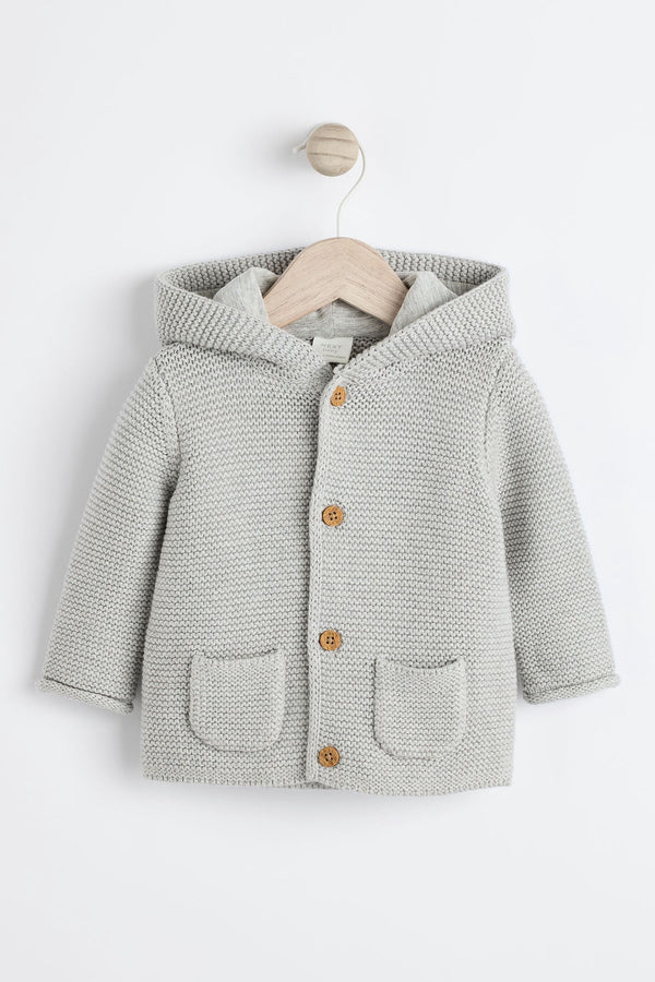 Grey Baby Knitted Cardigan(immediate)