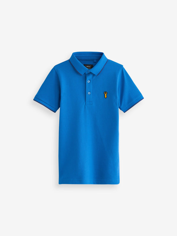 Blue Cobalt Short Sleeve Polo Shirt (3-16yrs)
